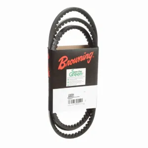 BROWNING 2454833 V-Belt, Notched, 98% Efficient, EPDM | AL4UAR AX81