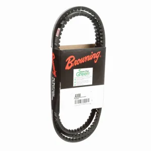 BROWNING 2454890 V-Belt, Notched, 98% Efficient, EPDM | AL4TUW AX88