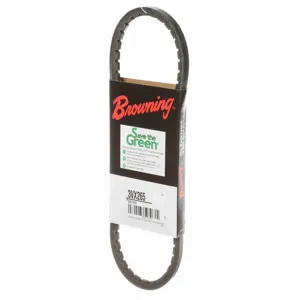 BROWNING 3001039 V-Belt, Notched, 98% Efficient, EPDM | AX8TYN 3VX265