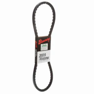 BROWNING 3001062 V-Belt, Notched, 98% Efficient, EPDM | AX7WPW 3VX315