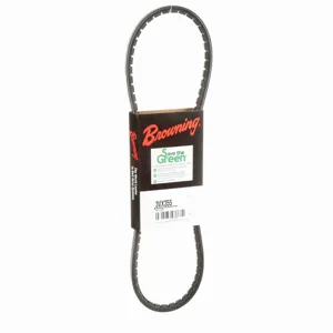 BROWNING 3001088 V-Belt, Notched, 98% Efficient, EPDM | AX8BUJ 3VX355