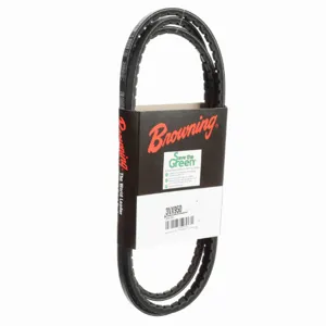 BROWNING 3001252 V-Belt, Notched, 98% Efficient, EPDM | AX4LFM 3VX950