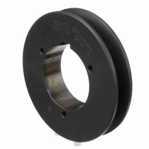 BROWNING 3693629 V-Belt Sheave, Multiple, Bushed Bore, 1 Groove, Cast Iron | AK6WQC 1B5V50