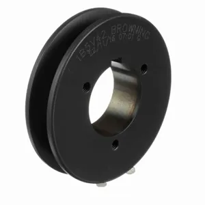 BROWNING 3695178 V-Belt Sheave, Multiple, Bushed Bore, 1 Groove, Cast Iron | AZ8YZB 1B5V42