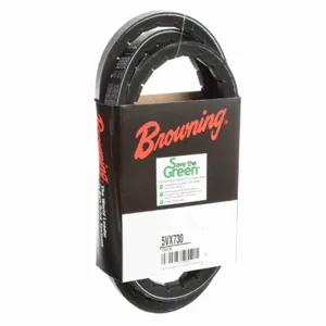 BROWNING 3758786 V-Belt, Notched, 98% Efficient, EPDM | AK6XHR 5VX730