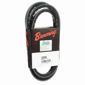 BROWNING 3758836 V-Belt, Notched, 98% Efficient, EPDM | AK6XHX 5VX840