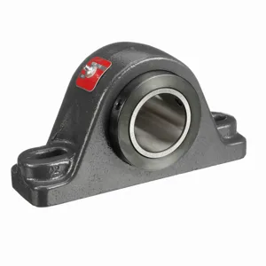 BROWNING 730010 Four Bolt Pillow Block Tapered Roller Bearing, Cast Iron, Double Collar Mount Lock | BD7NAL PBE920X 2 7/16