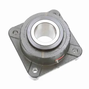 BROWNING 730033 Four Bolt Flange Tapered Roller Bearing, Double Collar Mount Lock, Mounted, Cast Iron | BE4PJK FBE920X 3 3/16