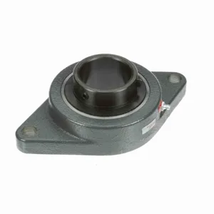 BROWNING 732668 Two Bolt Flange Ball Bearing, Mounted, Cast Iron, Black Oxided Inner, Setscrew Lock | BE2YWB VF2S-40MM