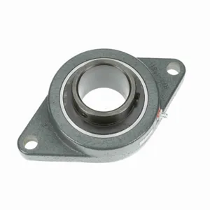 BROWNING 732672 Two Bolt Flange Ball Bearing, Mounted, Cast Iron, Black Oxided Inner, Setscrew Lock | BE6BZF VF2S-60MM