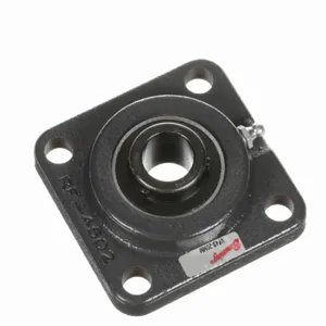 BROWNING 732673 Four Bolt Flange Ball Bearing, Mounted, Cast Iron, Black Oxided Inner, Setscrew Lock | BE6ZCK VF4S-20MM