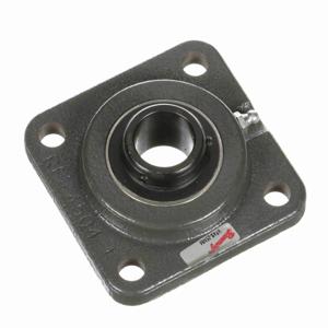 BROWNING 732674 Four Bolt Flange Ball Bearing, Mounted, Cast Iron, Black Oxided Inner, Setscrew Lock | BF4BLF VF4S-25MM