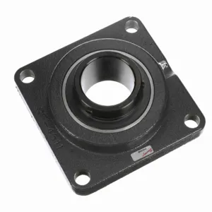 BROWNING 732681 Four Bolt Flange Ball Bearing, Mounted, Cast Iron, Black Oxided Inner, Setscrew Lock | BD9JCB VF4S-60MM