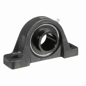 BROWNING 732686 Two Bolt Pillow Block Ball Bearing, Mounted, Cast Iron, Black Oxided Inner, Setscrew Lock | BD7FQE VPS-40MM