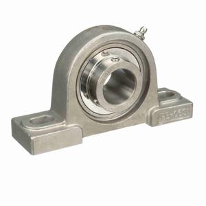 BROWNING 764088 Two Bolt Pillow Block Ball Bearing, Stainless Steel, SS Setscrew Lock | BE6TDW SPS-S220