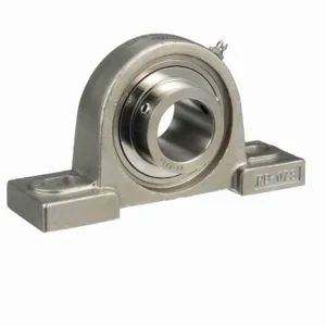 BROWNING 764090 Two Bolt Pillow Block Ball Bearing, Stainless Steel, SS Setscrew Lock | BD9KCU SPS-S224