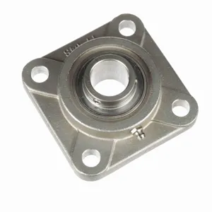 BROWNING 764092 Ball Bearing, Four Bolt Flange, Stainless Steel, Setscrew Lock, Corrosion Resistant | BE6TDV SF4S-S216