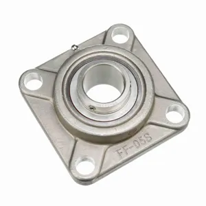 BROWNING 764094 Ball Bearing, Four Bolt Flange, Stainless Steel, Setscrew Lock, Corrosion Resistant | BE3JVZ SF4S-S220S