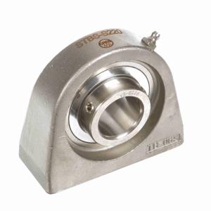 BROWNING 764284 Stainless Steel Pillow Block Ball Bearing, Mounted Tapped Base, SS Setscrew Lock | BE6ZCF STBS-S220