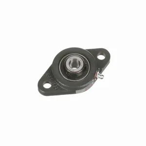 BROWNING 764288 Two Bolt Flange Ball Bearing, Mounted, Cast Iron, Black Oxided Inner, Setscrew Lock | BE2YHH VF2S-208 AH