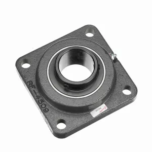 BROWNING 765594 Four Bolt Flange Ball Bearing, Mounted, Cast Iron, Black Oxided Inner, Setscrew Lock | BD7DYU VF4S-232S