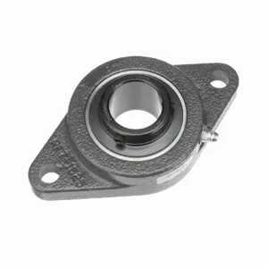 BROWNING 765660 Two Bolt Flange Ball Bearing, Mounted, Cast Iron, Black Oxided Inner, Setscrew Lock | BD8FJD VF2S-219 AH