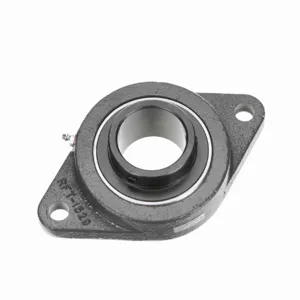 BROWNING 765807 Two Bolt Flange Ball Bearing, Mounted, Cast Iron, Black Oxided Inner, Setscrew Lock | BF2JDA VF2S-231 AH