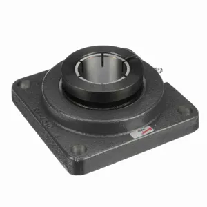 BROWNING 766226 Four Bolt Flange Ball Bearing, Mounted, Cast Iron, Black Oxided Inner, Concentric Lock | BF7RAX VF4B-215