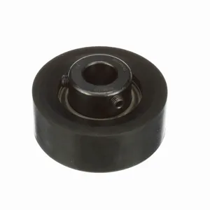 BROWNING 766550 Ball Bearing, Mounted Rubber Mounted Cylindrical Cartridge, Setscrew Lock | BF3VGJ RUBRS-110