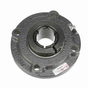 BROWNING 766981 Flange Cartridge Ball Bearing, Mounted, Cast Iron, Black Oxided Inner, Concentric Lock | BE2YHL VFCB-218
