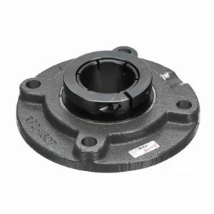 BROWNING 766991 Flange Cartridge Ball Bearing, Mounted, Cast Iron, Black Oxided Inner, Concentric Lock | BE9FRY VFCB-232S