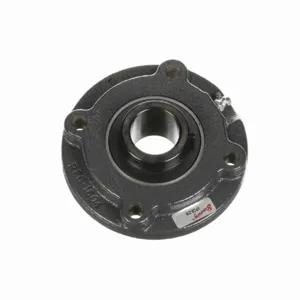 BROWNING 767149 Flange Cartridge Ball Bearing, Mounted, Cast Iron, Black Oxided Inner, Setscrew Lock | BD9MJZ VFCS-218