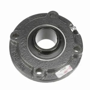 BROWNING 767151 Flange Cartridge Ball Bearing, Mounted, Cast Iron, Black Oxided Inner, Setscrew Lock | BD8GME VFCS-220S