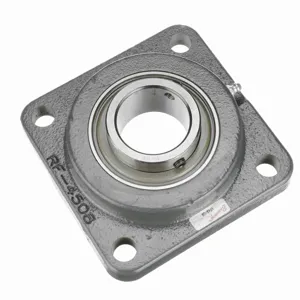 BROWNING 767347 Four Bolt Flange Ball Bearing, Mounted, Cast Iron, Setscrew Lock | BD6RXR VF4S-128