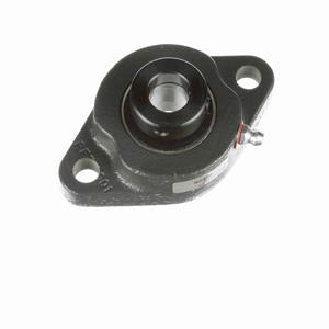 BROWNING 767355 Two Bolt Flange Ball Bearing, Mounted, Cast Iron, Black Oxided Inner, Eccentric Lock | BD9LET VF2E-210