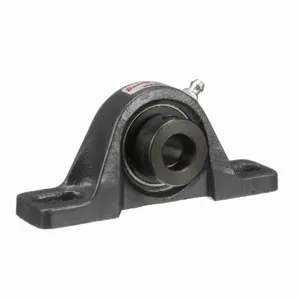 BROWNING 767357 Two Bolt Low Base Pillow Block Ball Bearing,Cast Iron, Black Oxided Inner, Eccentric Lock | BD8EWA VPLE-210