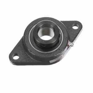 BROWNING 767366 Two Bolt Flange Ball Bearing, Mounted, Cast Iron, Black Oxided Inner, Eccentric Lock | BD8TRD VF2E-218