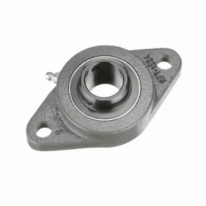 BROWNING 767439 Two Bolt Flange Ball Bearing, Mounted, Cast Iron, Black Oxided Inner, Setscrew Lock | BD6QCX VF2S-216