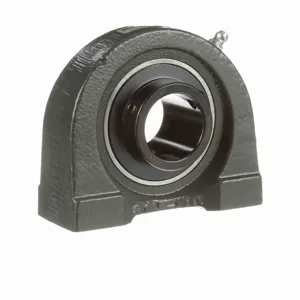 BROWNING 767450 Tapped Base Pillow Block Ball Bearing,Cast Iron, Black Oxided Inner, Setscrew Lock | BE6VCA VTBS-219