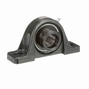 BROWNING 767539 Two Bolt Low Base Pillow Block Ball Bearing,Cast Iron, Black Oxided Inner, Eccentric Lock | BD7NTC VPLE-219