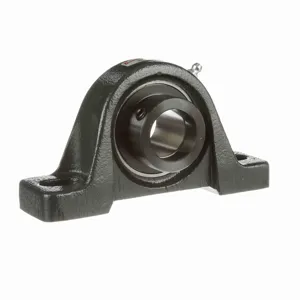 BROWNING 767540 Two Bolt Pillow Block Ball Bearing, Mounted, Cast Iron, Black Oxided Inner, Eccentric Lock | BD8XCK VPE-219