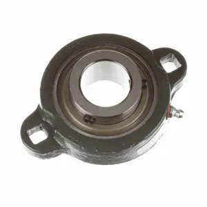 BROWNING 767562 Two Bolt Flange Ball Bearing, Mounted, Ductile Iron, Setscrew Lock | BD9HDE VF2S-120M