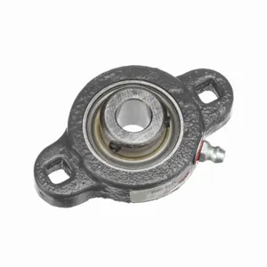 BROWNING 767570 Two Bolt Flange Ball Bearing, Mounted, Cast Iron, Setscrew Lock | BD9BNJ VF2S-108M