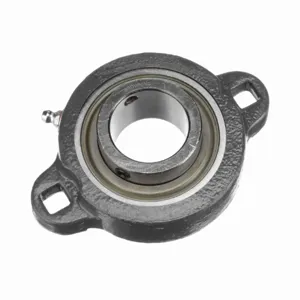 BROWNING 767593 Two Bolt Flange Ball Bearing, Mounted, Ductile Iron, Setscrew Lock | BD8TRE VF2S-122M