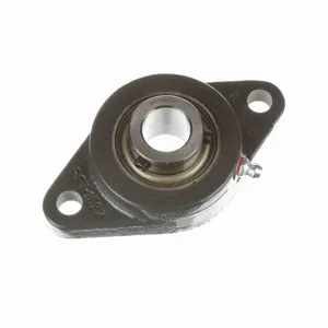 BROWNING 767605 Two Bolt Flange Ball Bearing, Mounted, Cast Iron, Setscrew Lock | BD9AKL VF2S-112