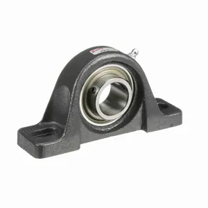 BROWNING 767613 Two Bolt Low Base Pillow Block Ball Bearing, Mounted, Cast Iron, Setscrew Lock | BD7VAN VPLS-119