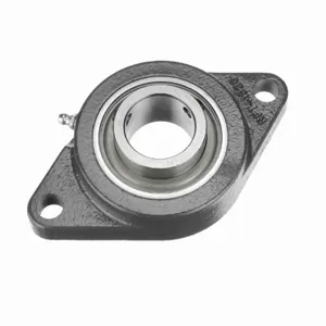 BROWNING 767617 Two Bolt Flange Ball Bearing, Mounted, Cast Iron, Setscrew Lock | BD8DRH VF2S-122