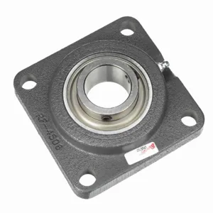 BROWNING 767619 Four Bolt Flange Ball Bearing, Mounted, Cast Iron, Setscrew Lock | BE3RNJ VF4S-122