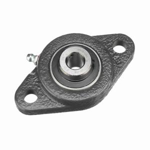 BROWNING 767630 Two Bolt Flange Ball Bearing, Mounted, Cast Iron, Black Oxided Inner, Setscrew Lock | BD7QCL VF2S-208