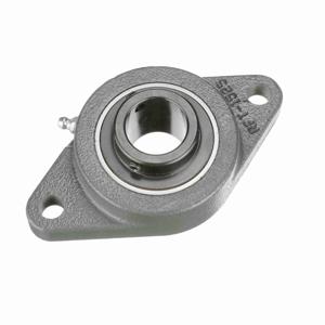 BROWNING 767631 Two Bolt Flange Ball Bearing, Mounted, Cast Iron, Black Oxided Inner, Setscrew Lock | BD9QDG VF2S-218